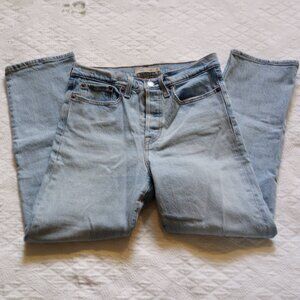 Levi’s Wedgie Straight High-Rise Jeans, Size 27